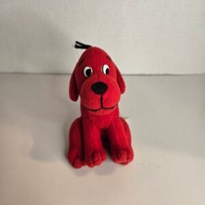 Vintage Clifford The Big Red Dog Scholastic Side Kicks Plush Stuffed Animal 2000